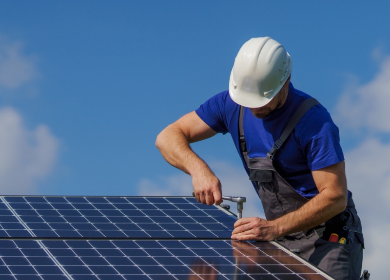 photo panneaux solaires